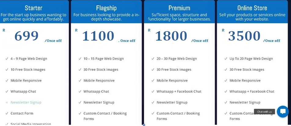 webPricing